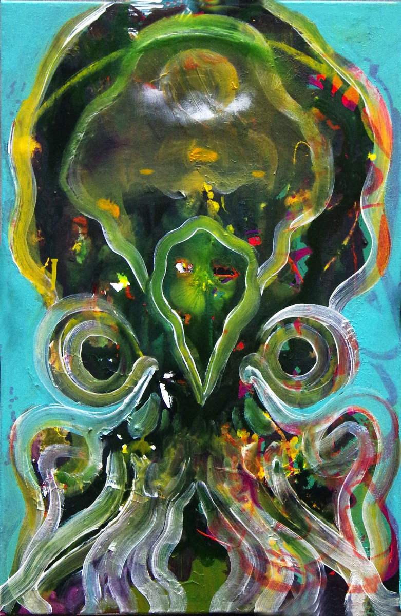 alien abstract art